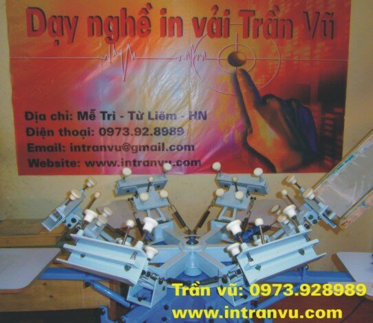 Máy in áo xoay tay P6 - Hasy