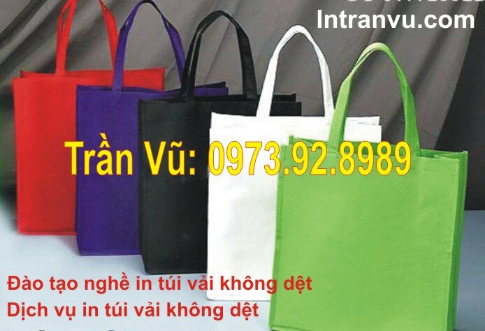 Dịch vụ in túi vải không dệt